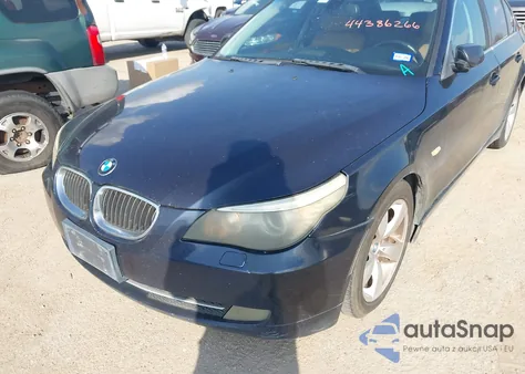 2008 BMW 528I z USA, uszkodzony, nr VIN WBANU53588C111689